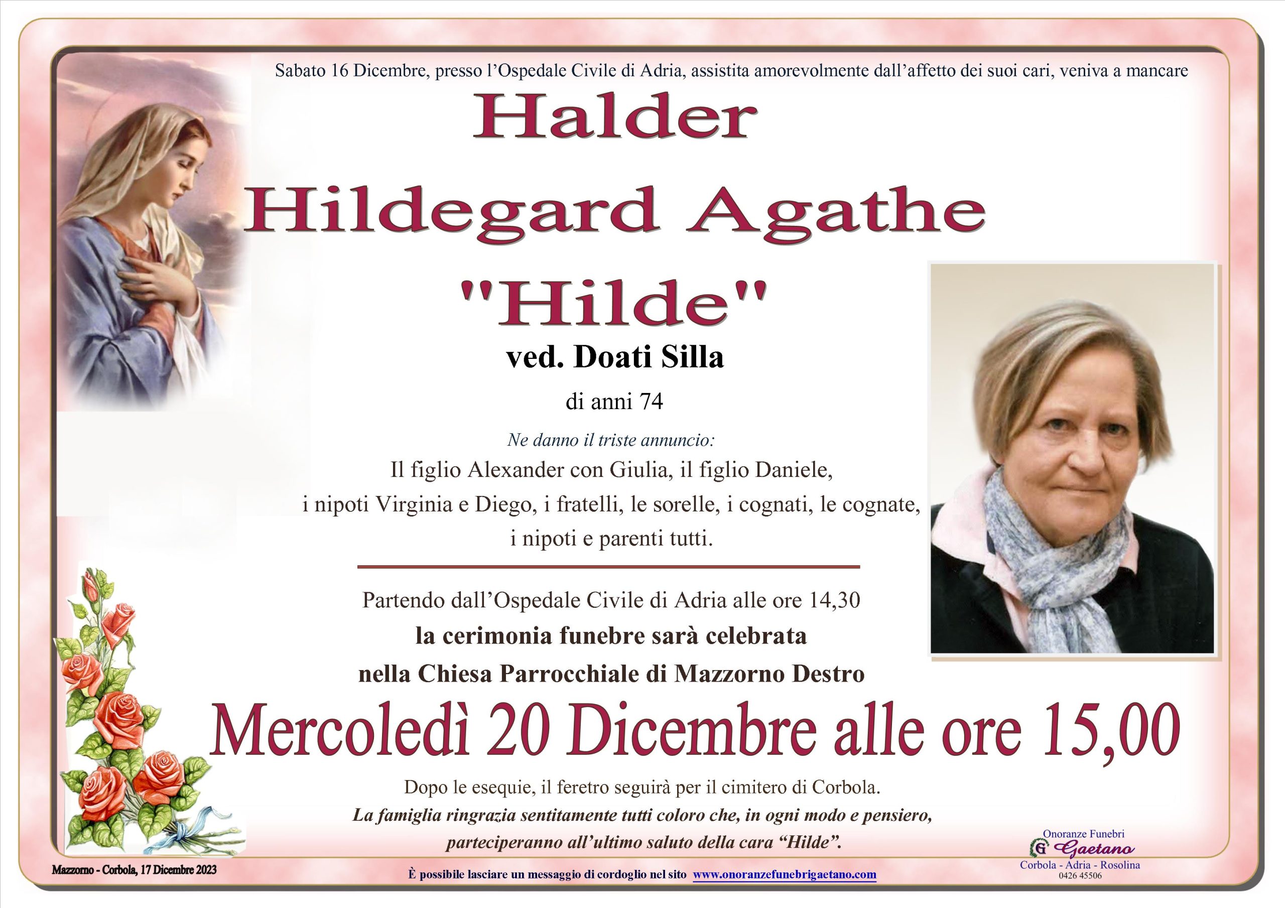 Halder Hildegard Agathe “Hilde”