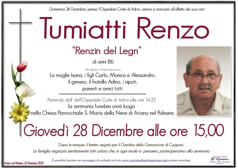 Tumiatti Renzo