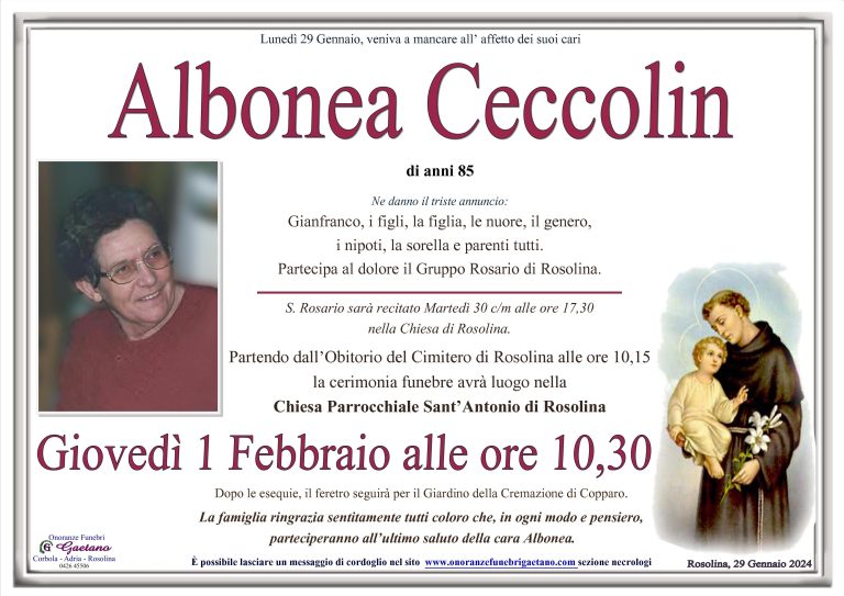 Albonea Ceccolin