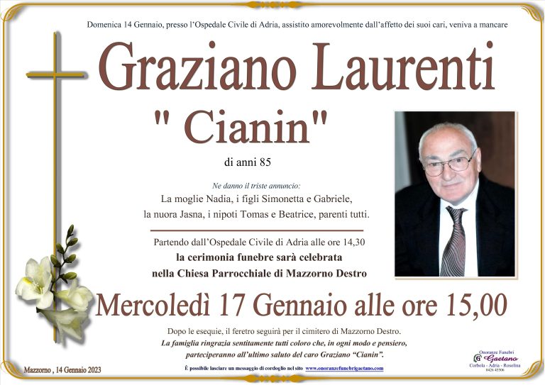 Graziano Laurenti “Cianin”