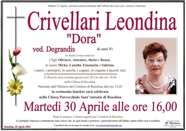 Crivellari Leondina ” Dora”