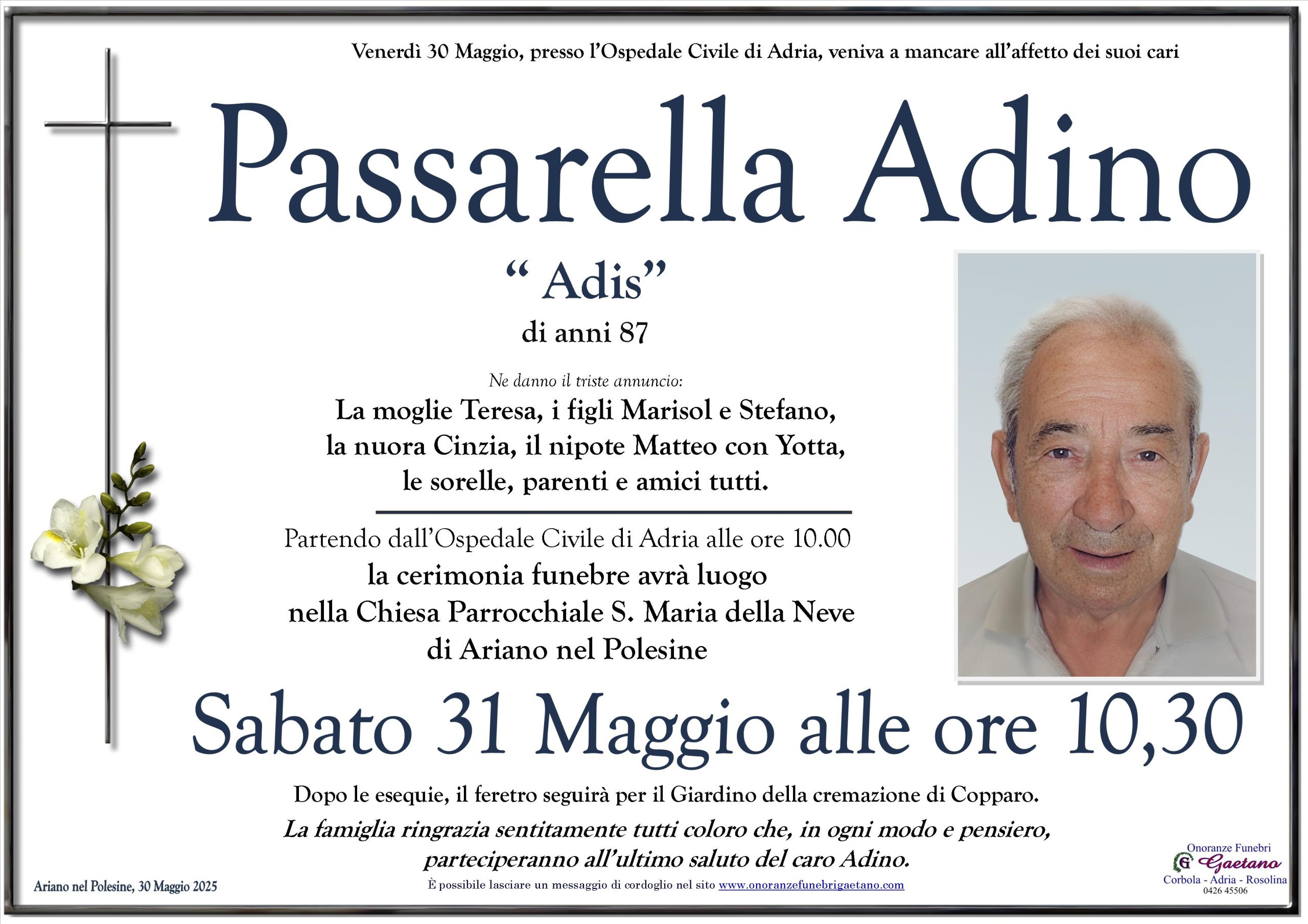 Passarella Adino “Adis”