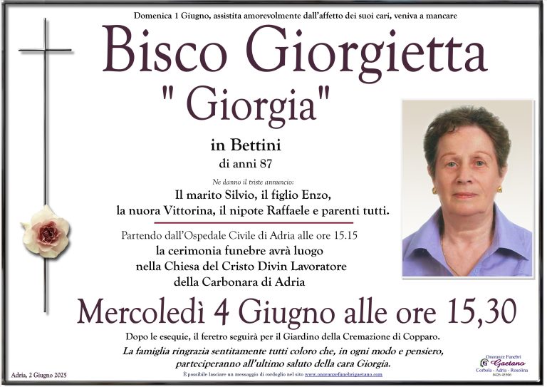Bisco Giorgietta ” Giorgia”