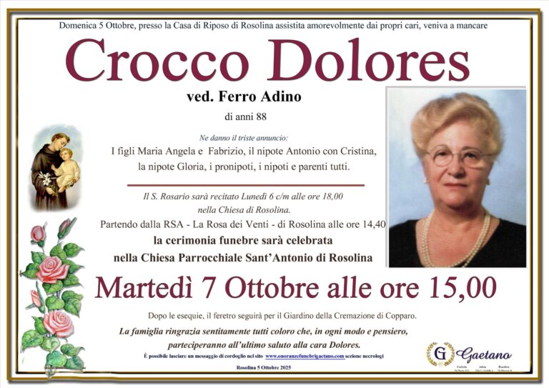 CROCCO DOLORES