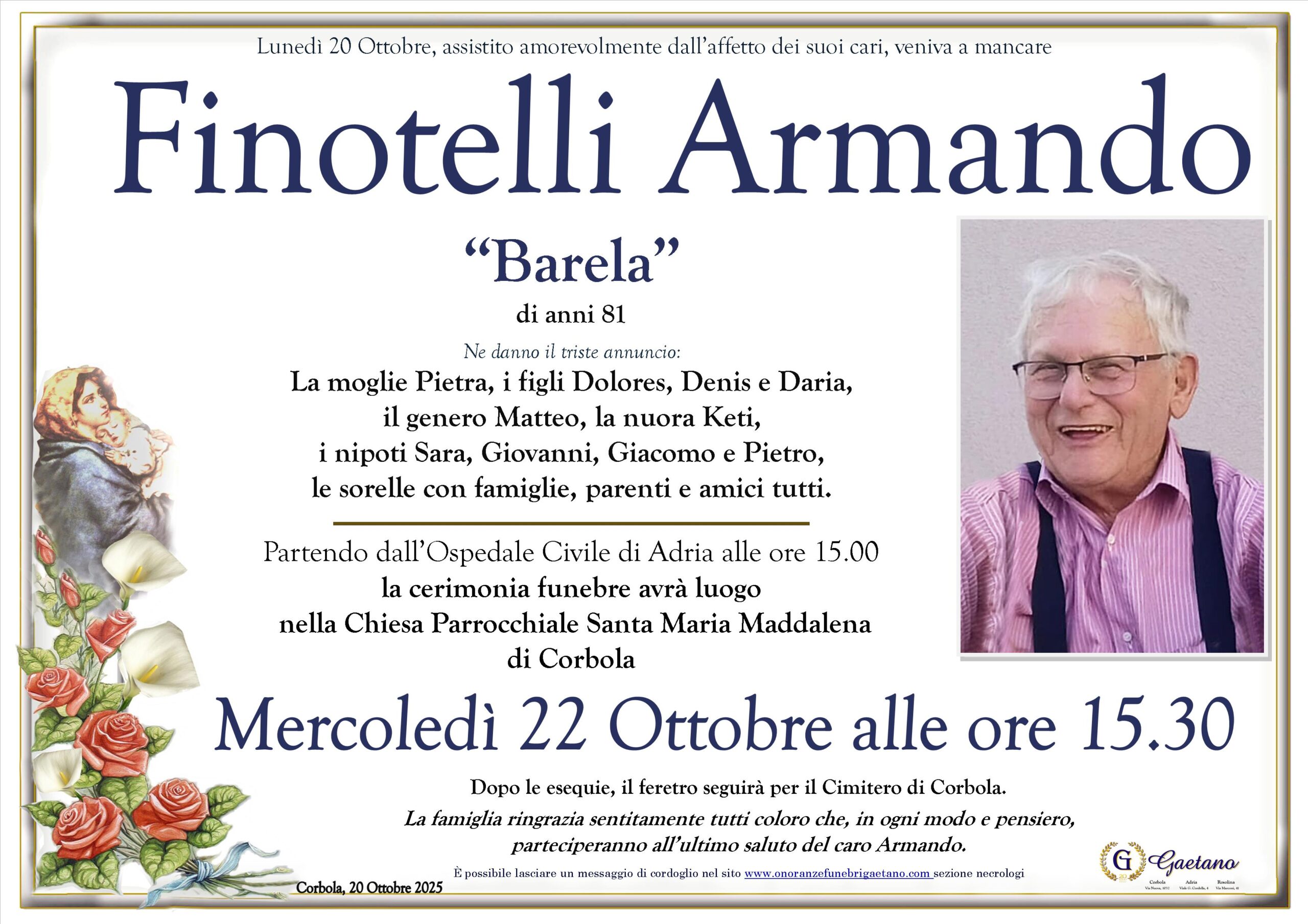Finotelli Armando ” Barela”