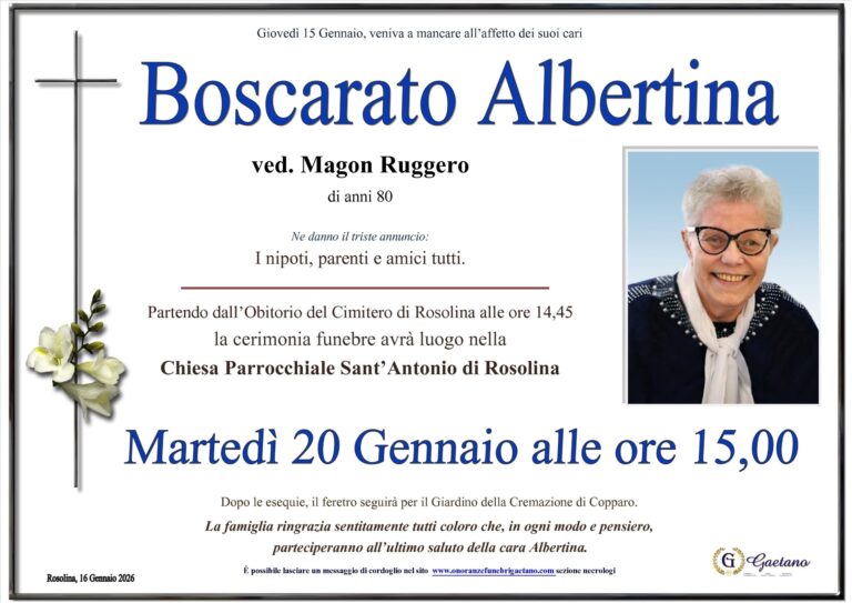 Boscarato Albertina