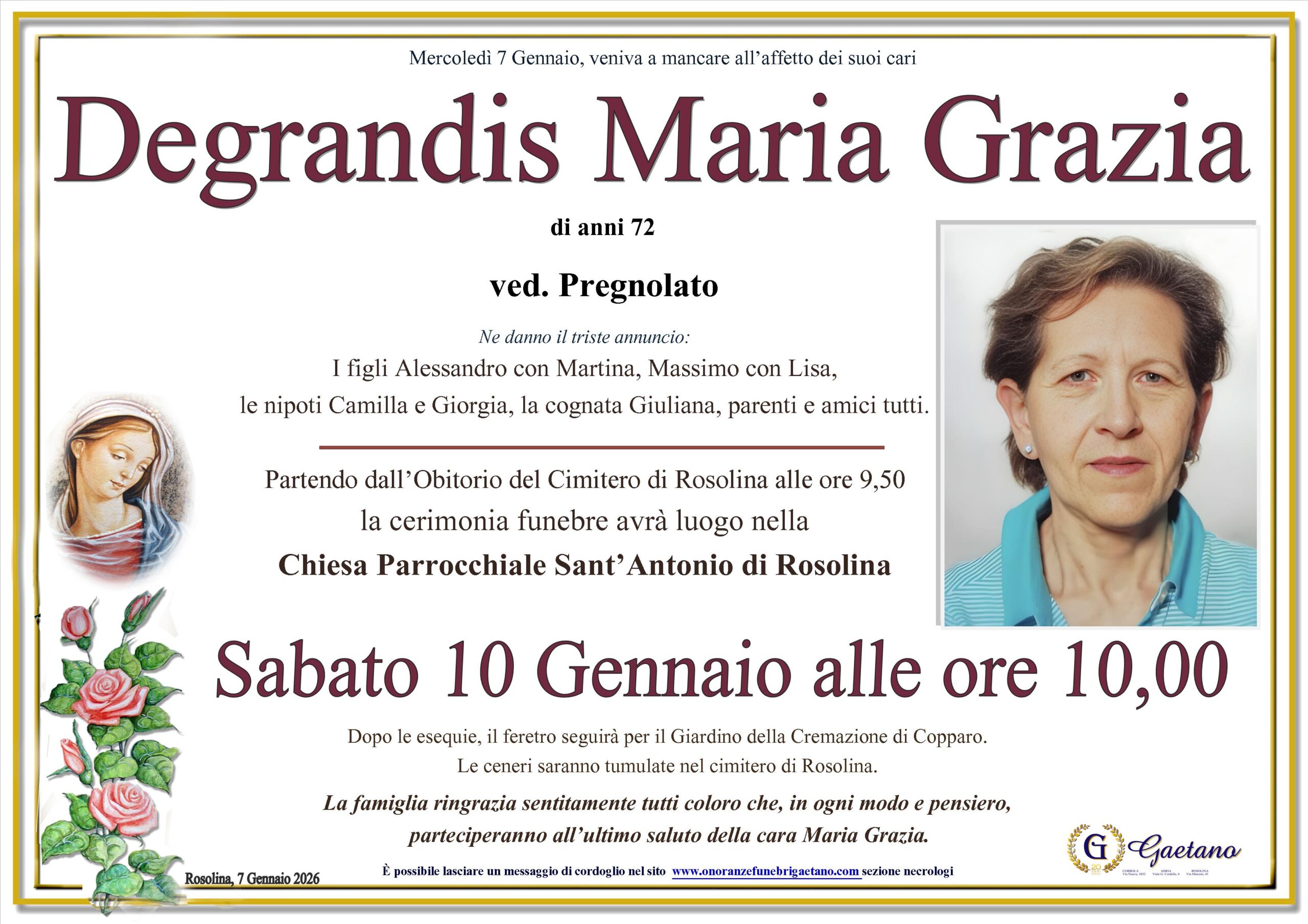 Degrandis Maria Grazia