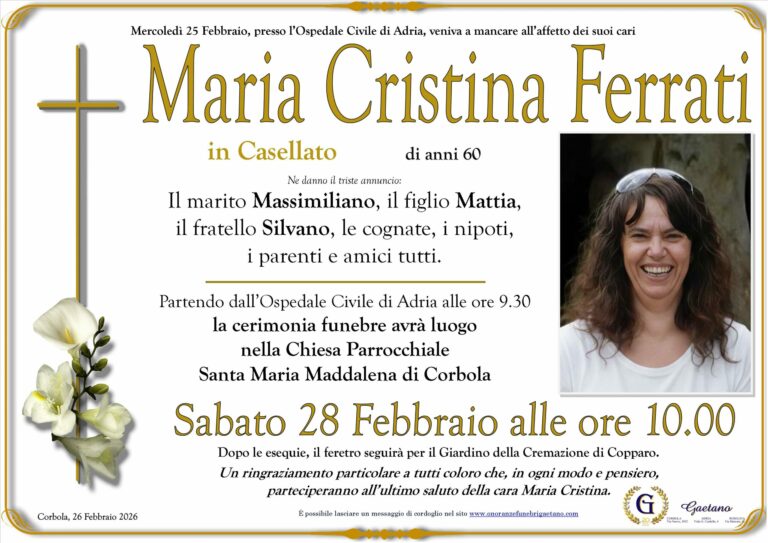 Maria Cristina Ferrati