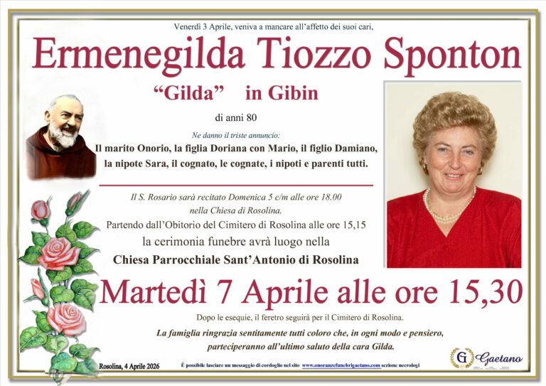 Ermenegilga Tiozzo Sponton