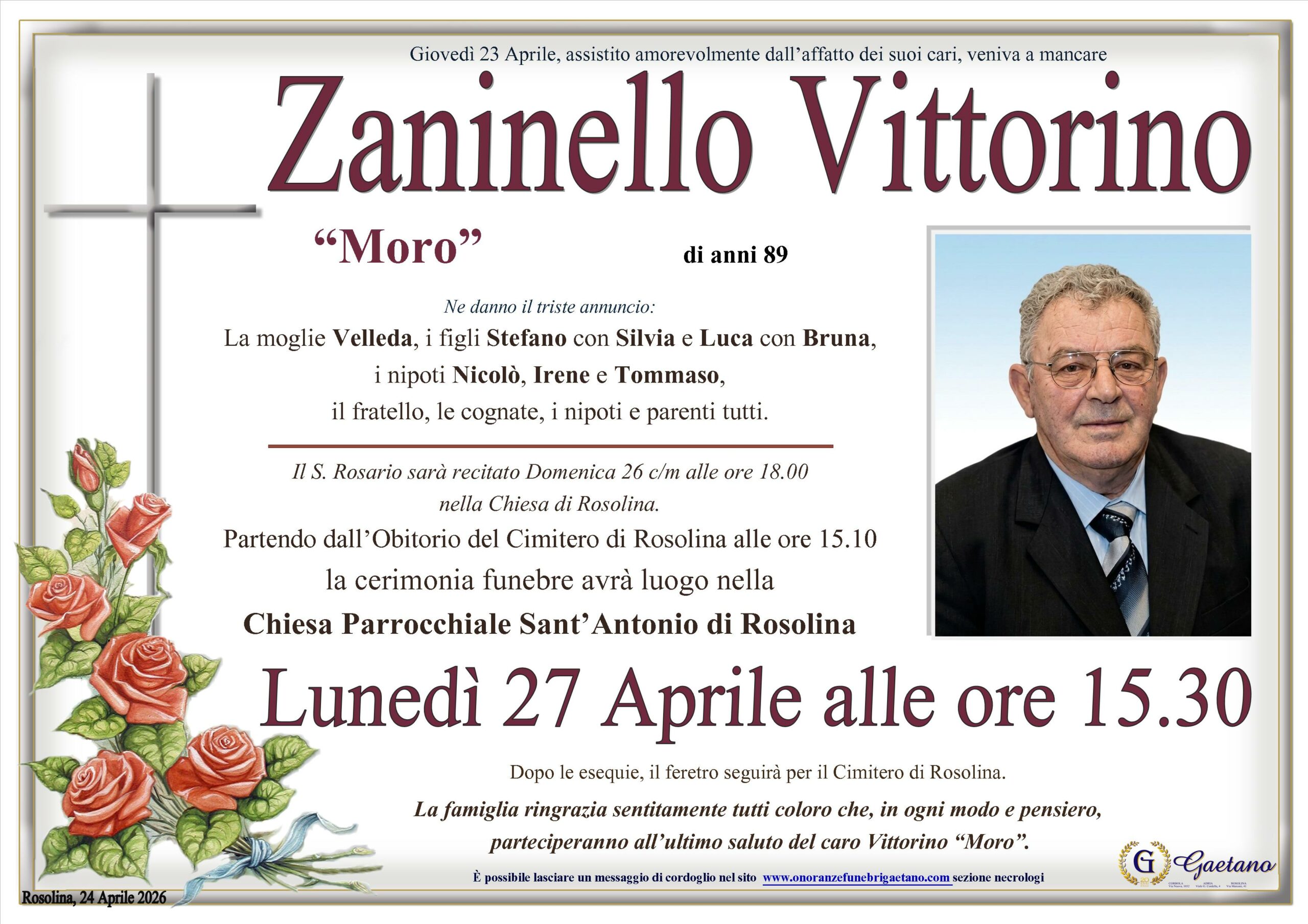 Zaninello Vittorino “Moro”