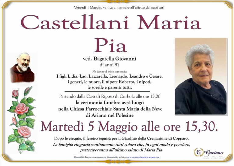 Castellani Maria Pia