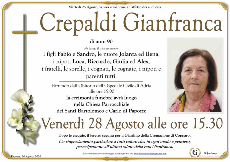 Crepaldi Gianfranca