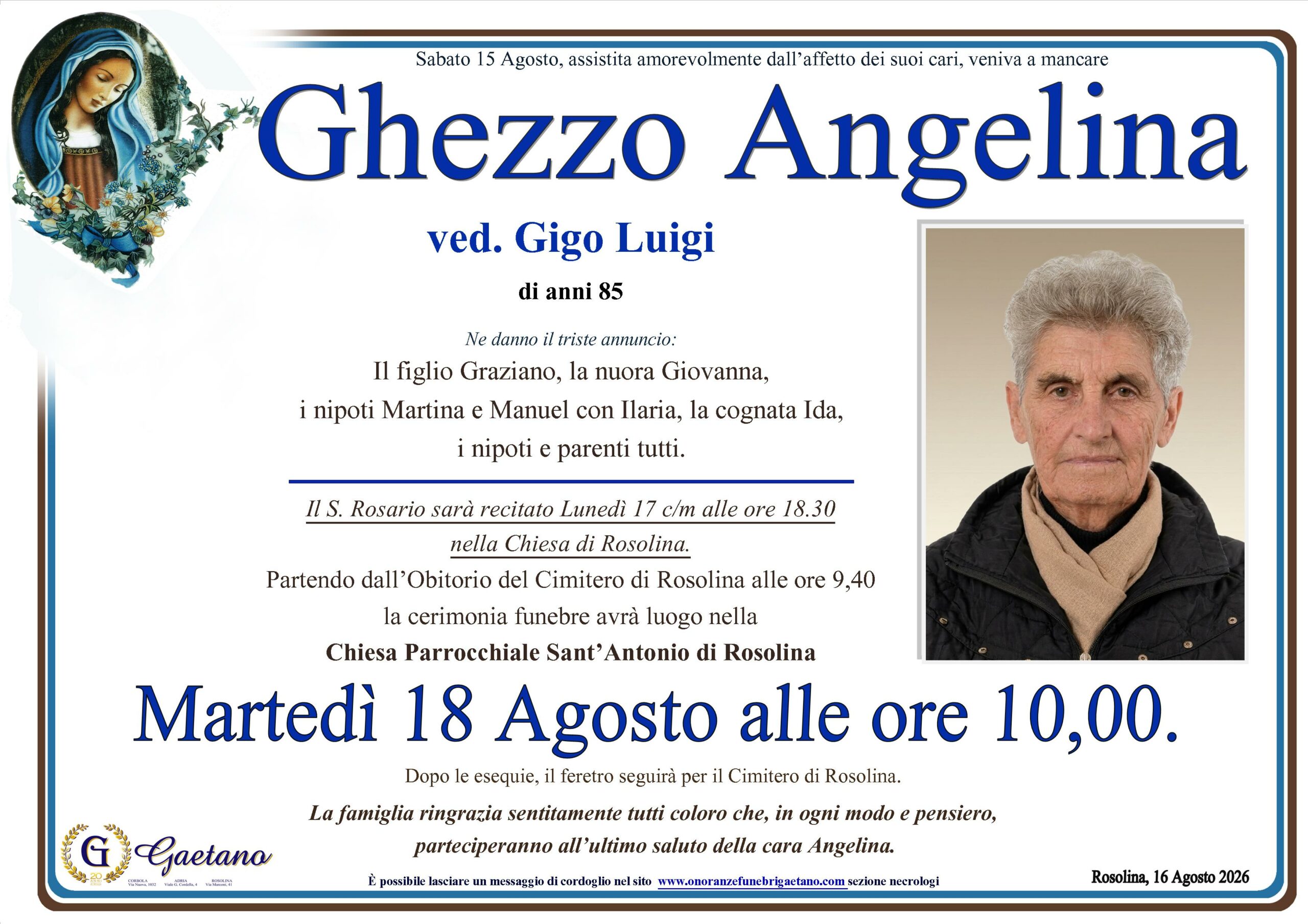 Ghezzo Angelina