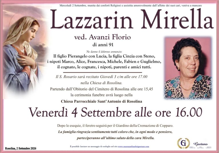 Lazzarin Mirella
